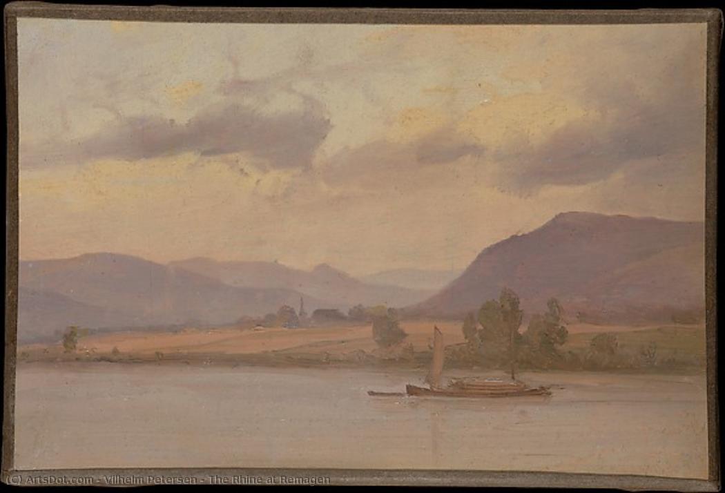 The Rhine At Remagen — Vilhelm Peter Carl Petersen