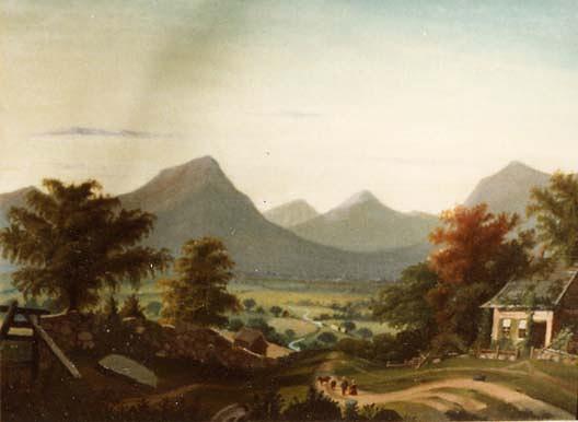 Landscape Taconic Range, (painting) — Joseph H Hidley