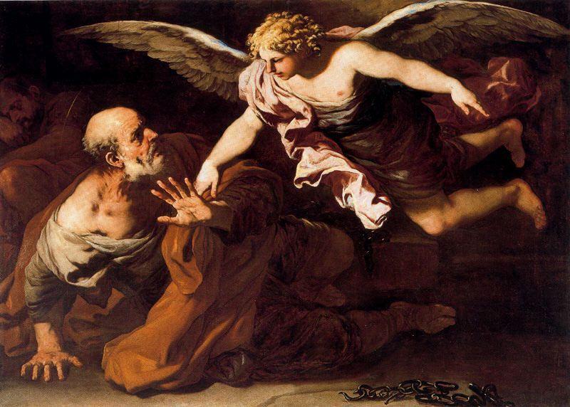 Liberación De San Pedro — Luca Giordano