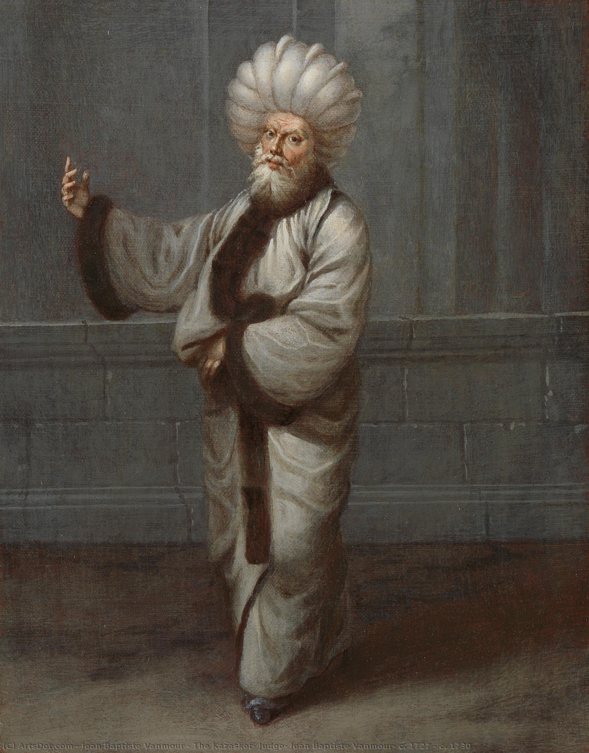 The Kazasker, Judge, Jean Baptiste Vanmour, C. 1727 - C. 1730 — Jean Baptiste Vanmour