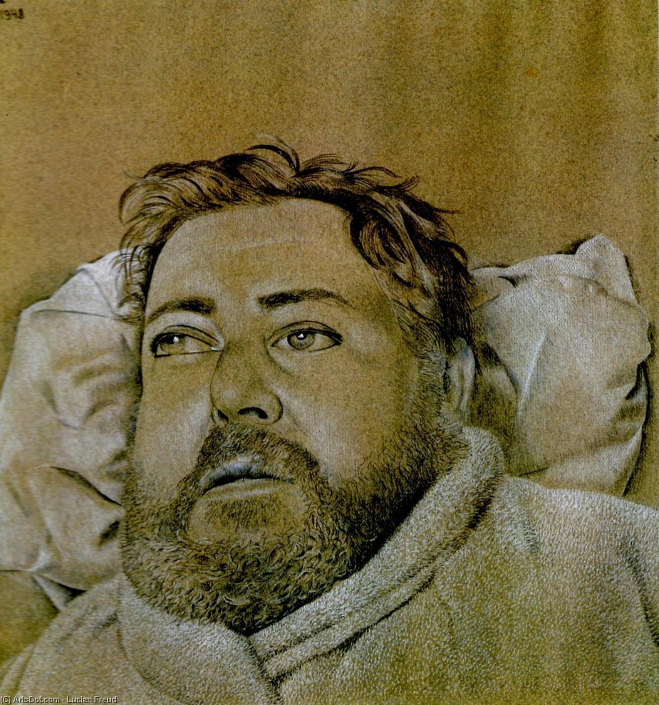 Retrato De Christian Berard — Lucian Freud