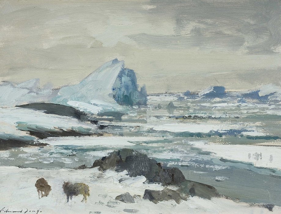Camp At Base ‘w’, Andresen Island, (1957) — Edward Seago