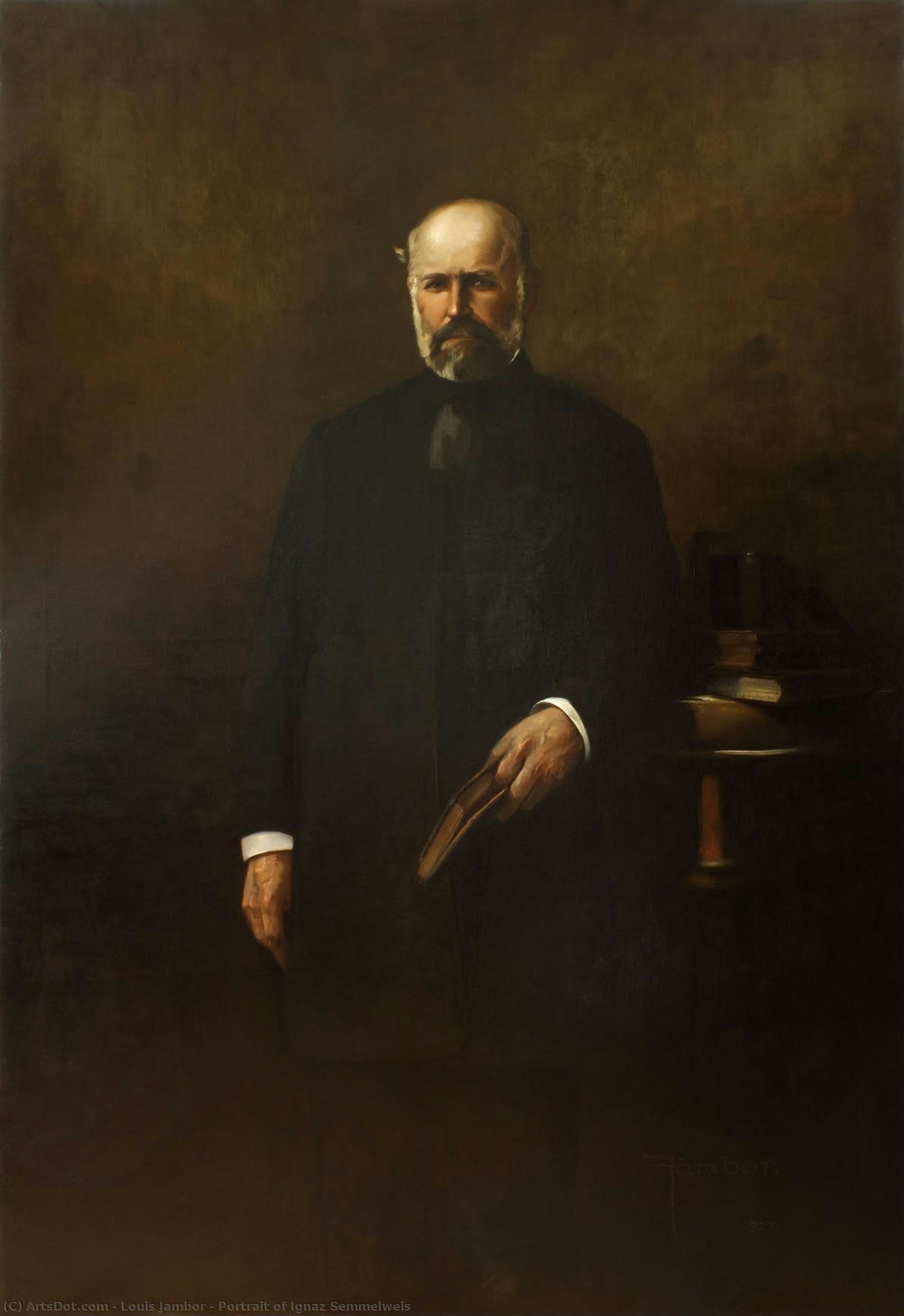 Portrait Of Ignaz Semmelweis — Louis Jambor