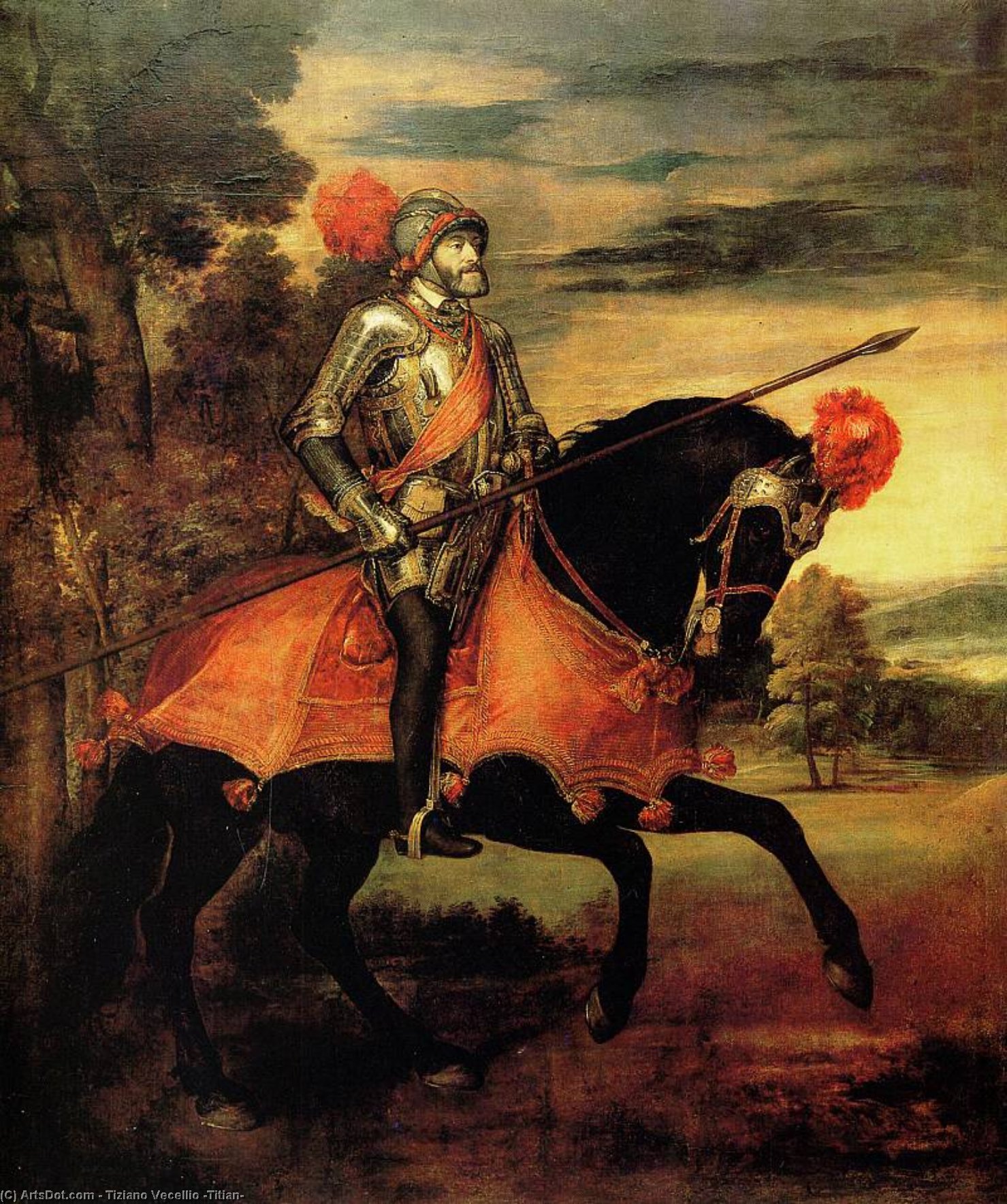 Emperor Charles — Тициан