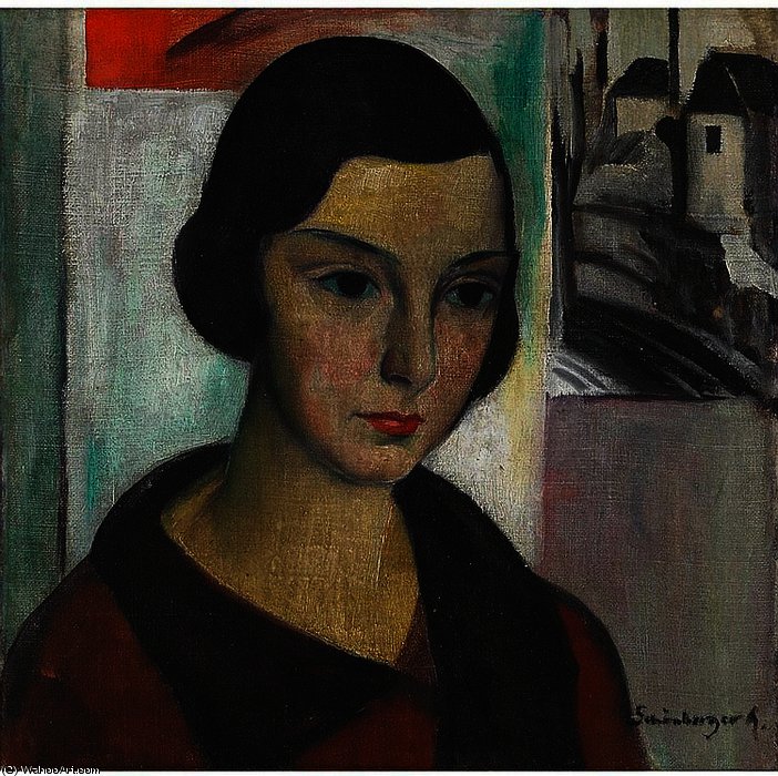 Model In An Artist's Studio — Armand Schonberger