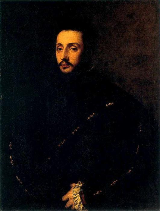 A Bearded Young Man — Tiziano
