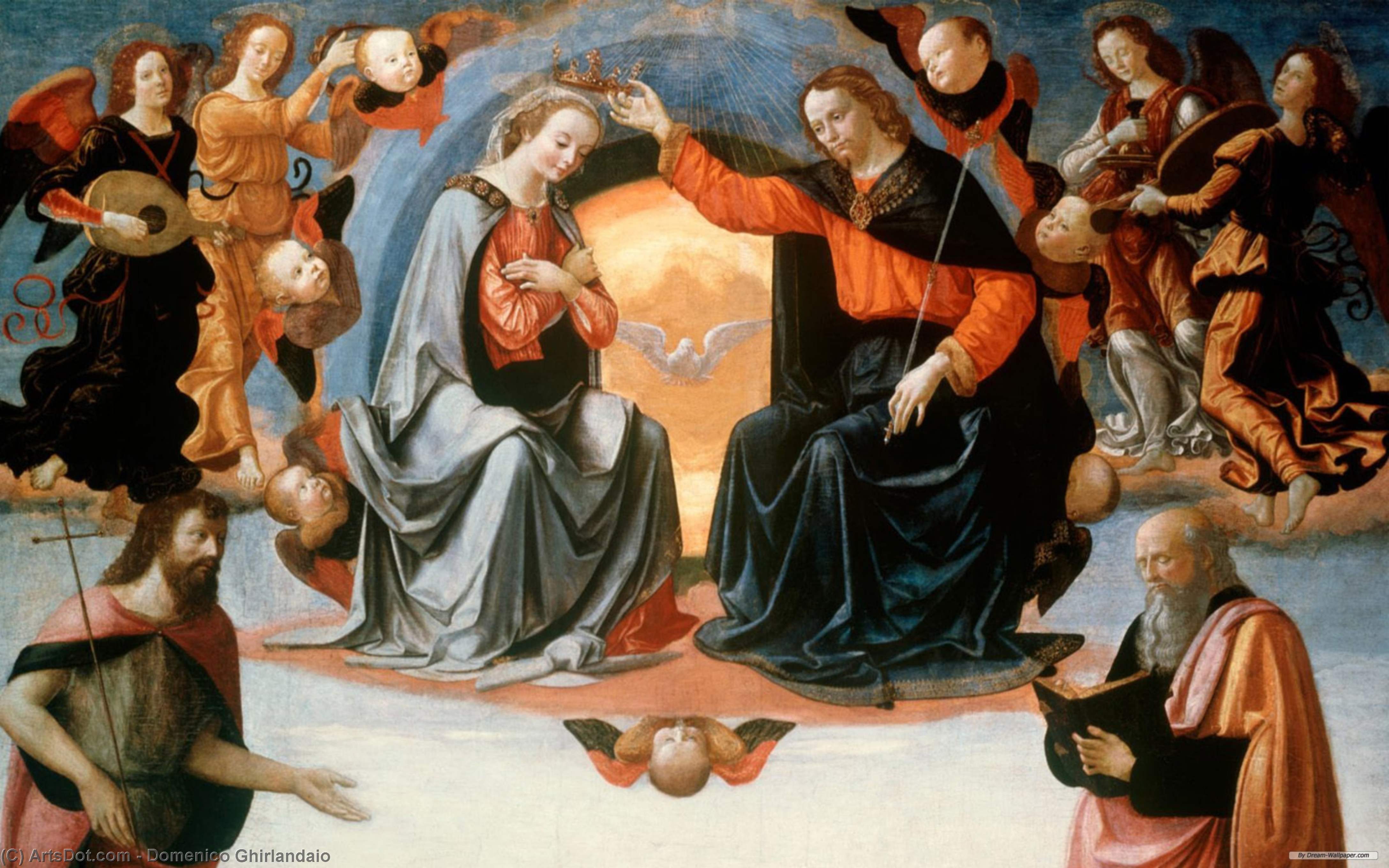 The Coronation Of The Virgin — Domenico Ghirlandaio