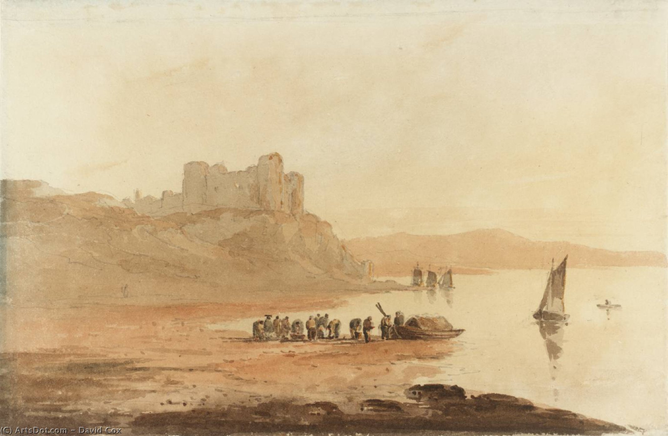Harlech Castle, Wales — Дэвид Кокс