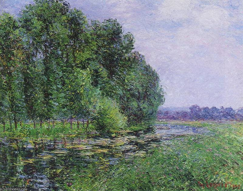 By The Eure River In Summer — Густав Лоизоль