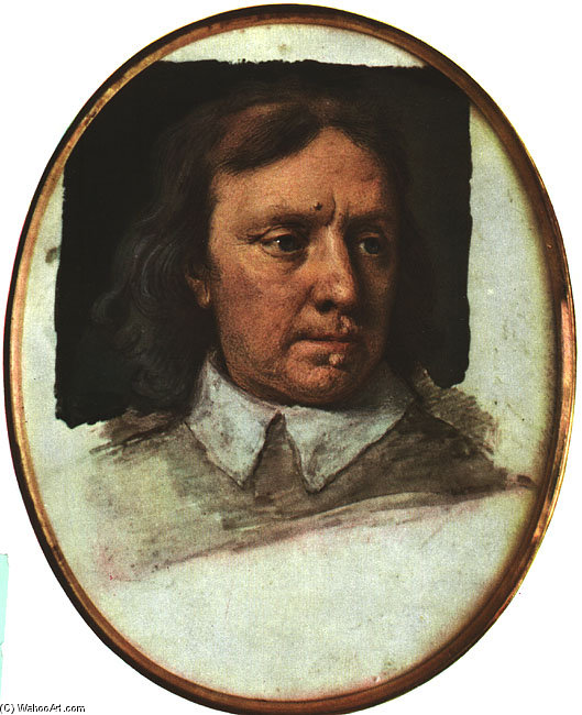 Portrait Of Oliver Cromwell — Samuel Cooper