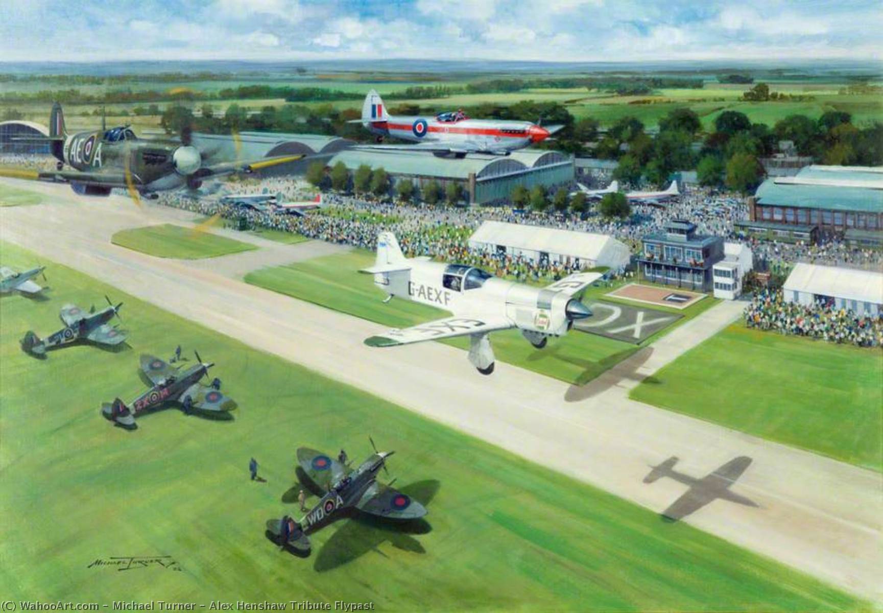 Alex Henshaw Tribute Flypast — Michael Turner