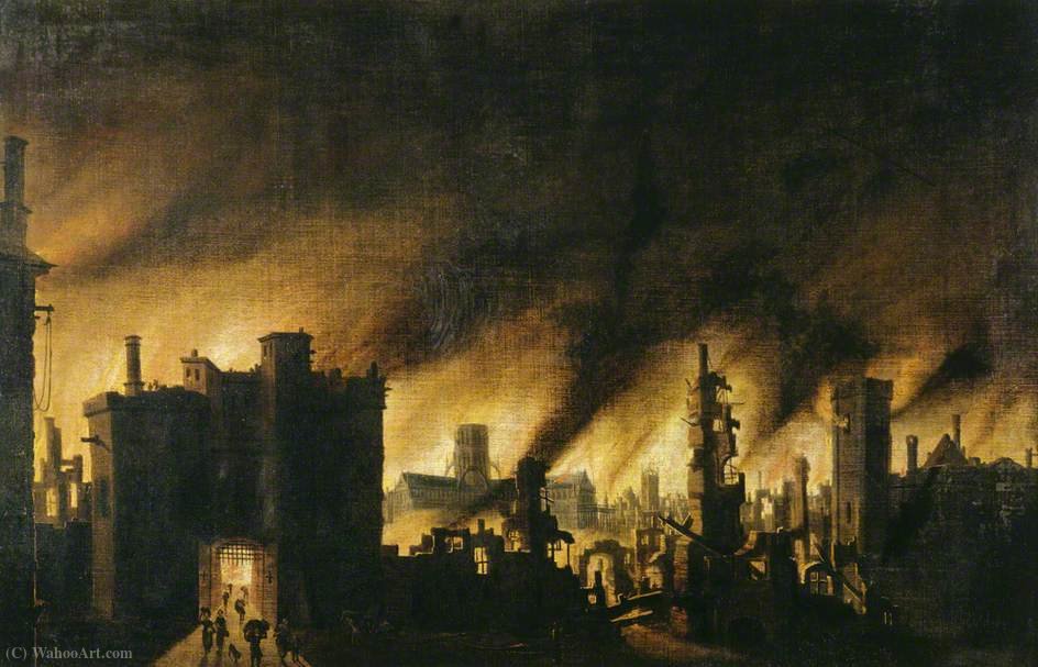 The Great Fire Of London — Jan Griffier I