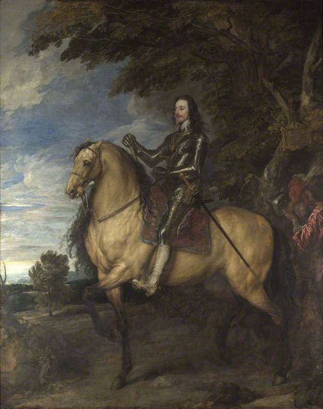 Equestrian Portrait Of Charles I — Sir Anthony Van Dyck