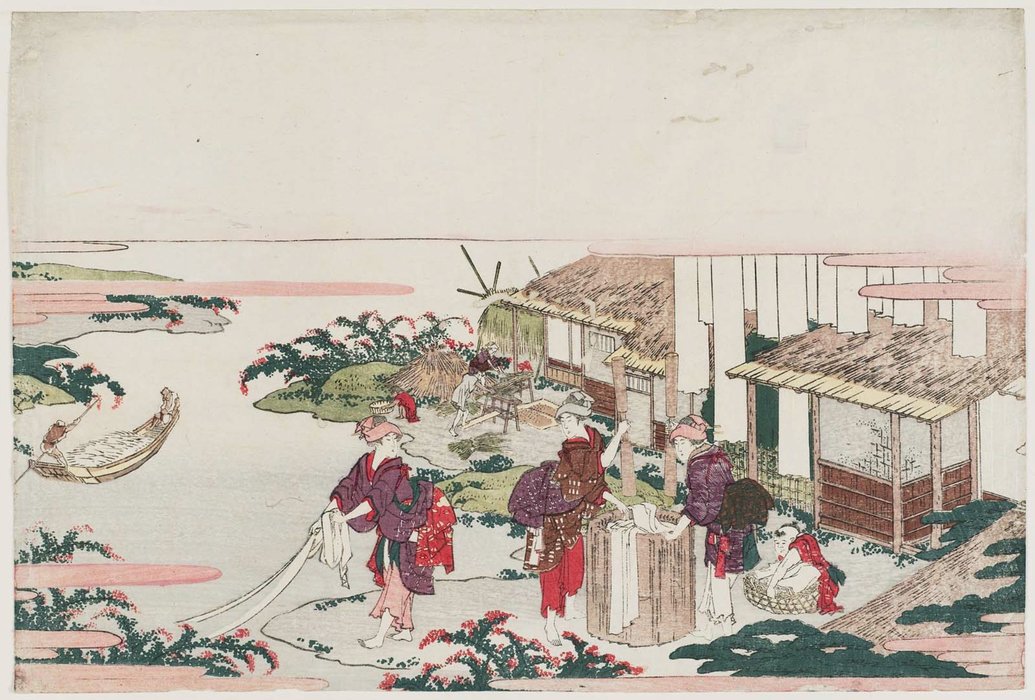 The Chôfu Jewel River, One Of The Six Jewel Rivers — Katsushika Hokusai