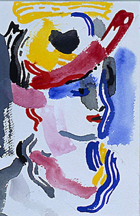 Woman With Hat (untitled) (1986) — Roy Lichtenstein