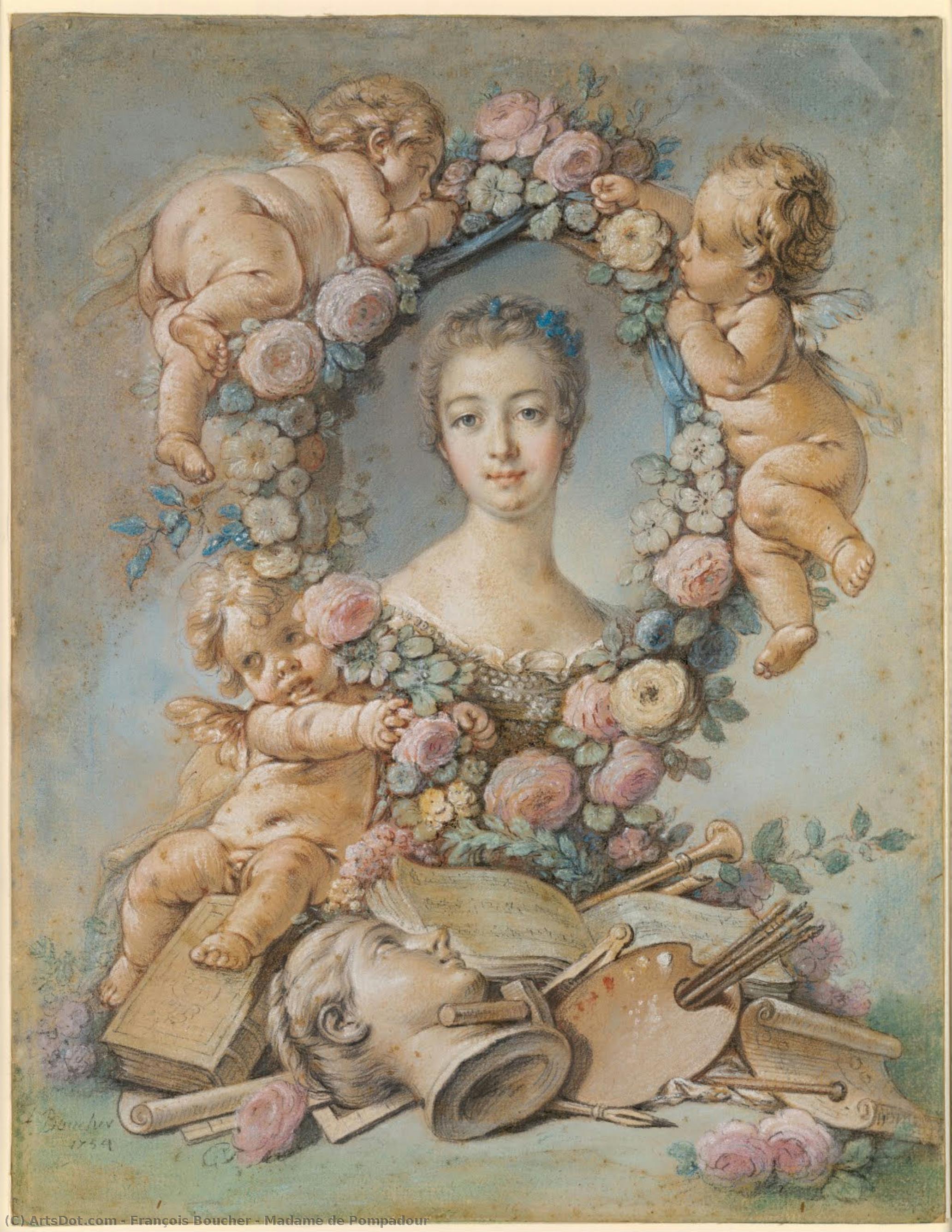 Madame De Pompadour — Франсуа Буше