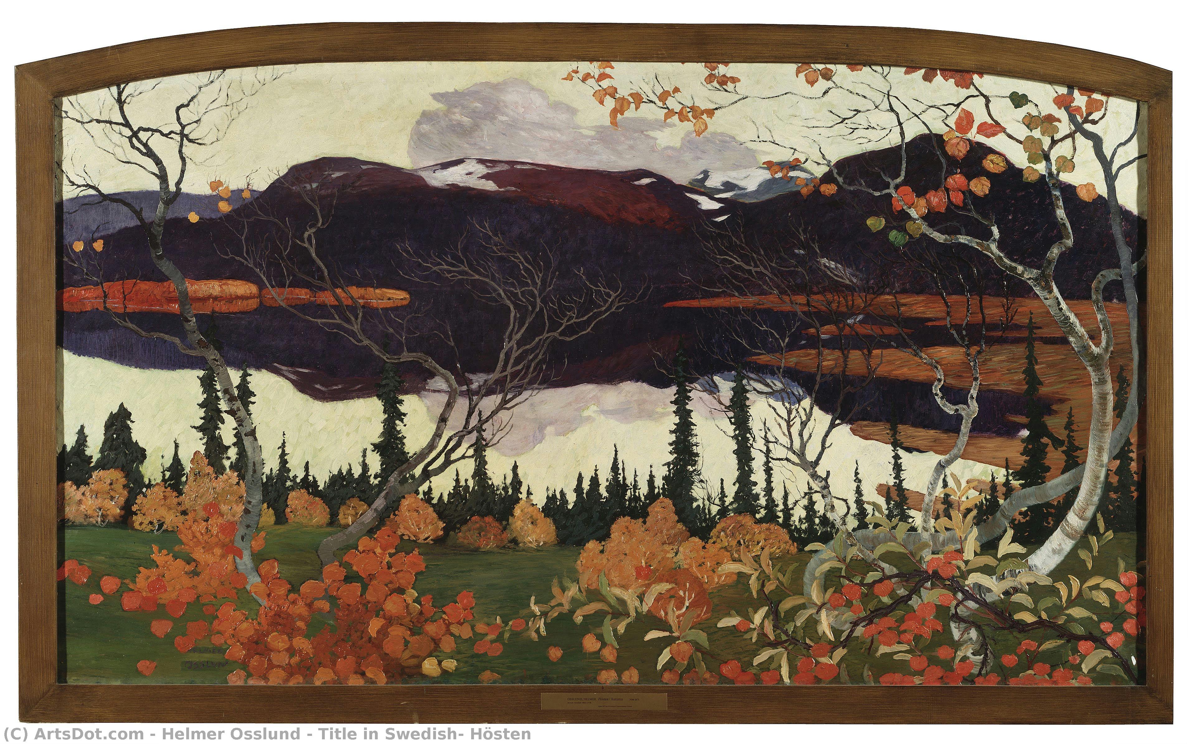 Title In Swedish: Hösten — Helmer Osslund