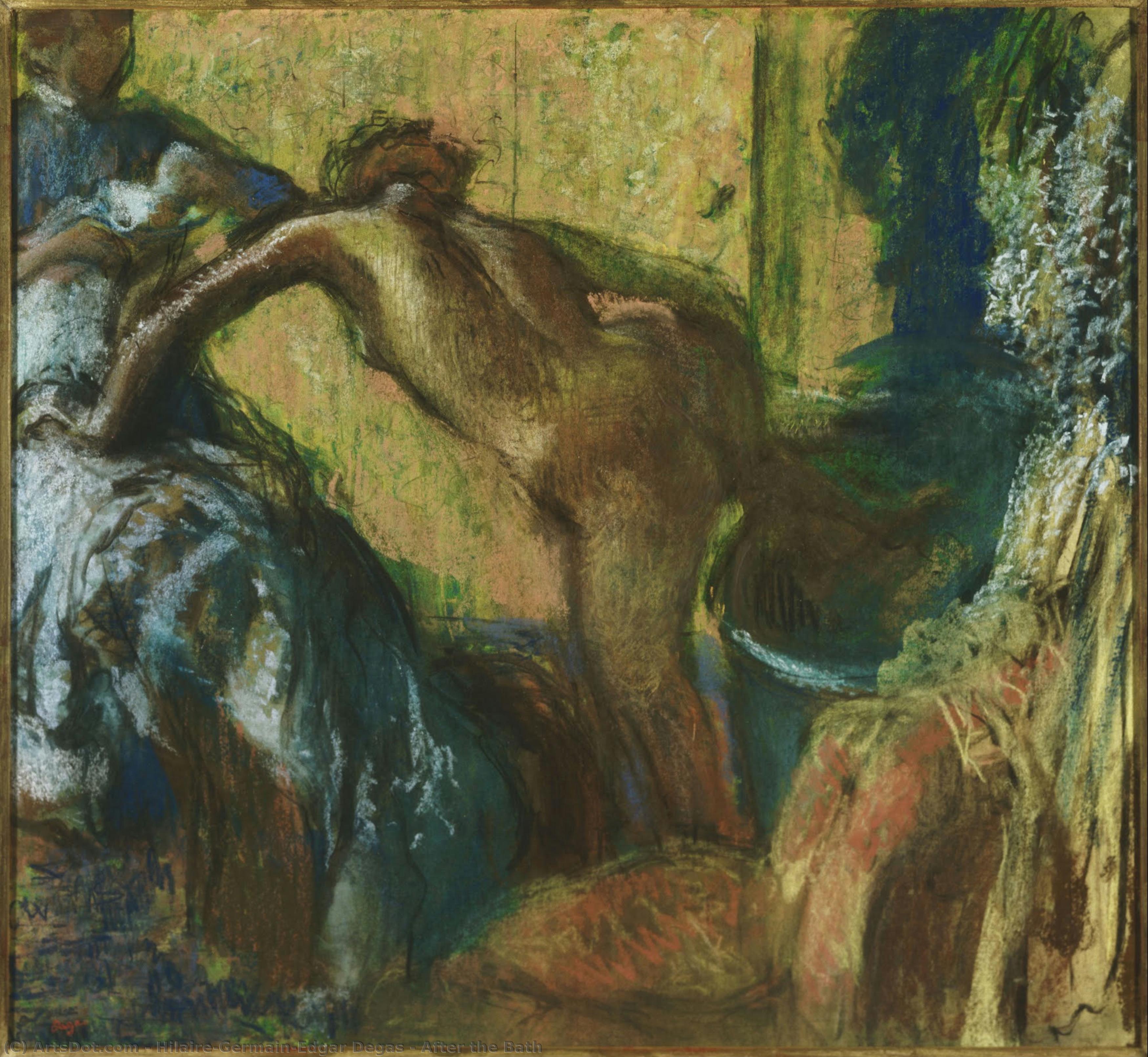Después Del Baño — Hilaire-germain-edgar Degas
