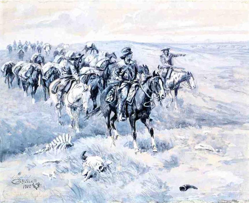 The First Trappers — Charles Marion Russell