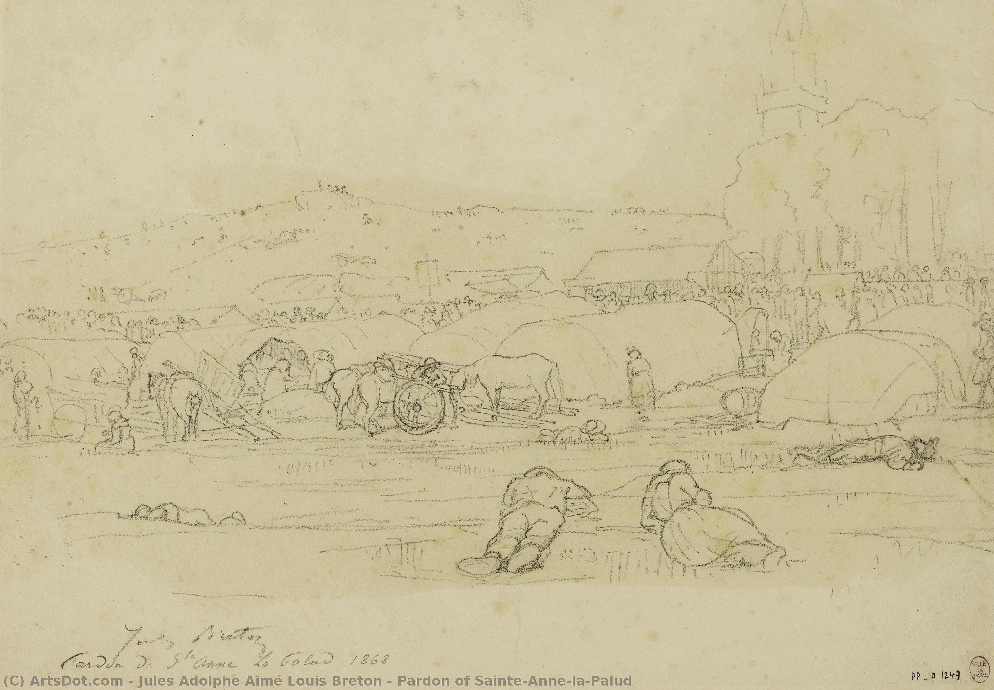Pardon Of Sainte-anne-la-palud — Jules Adolphe Aimé Louis Breton
