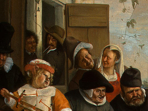 Dancing Couple(detail) (12) — Jan Havickszoon Steen