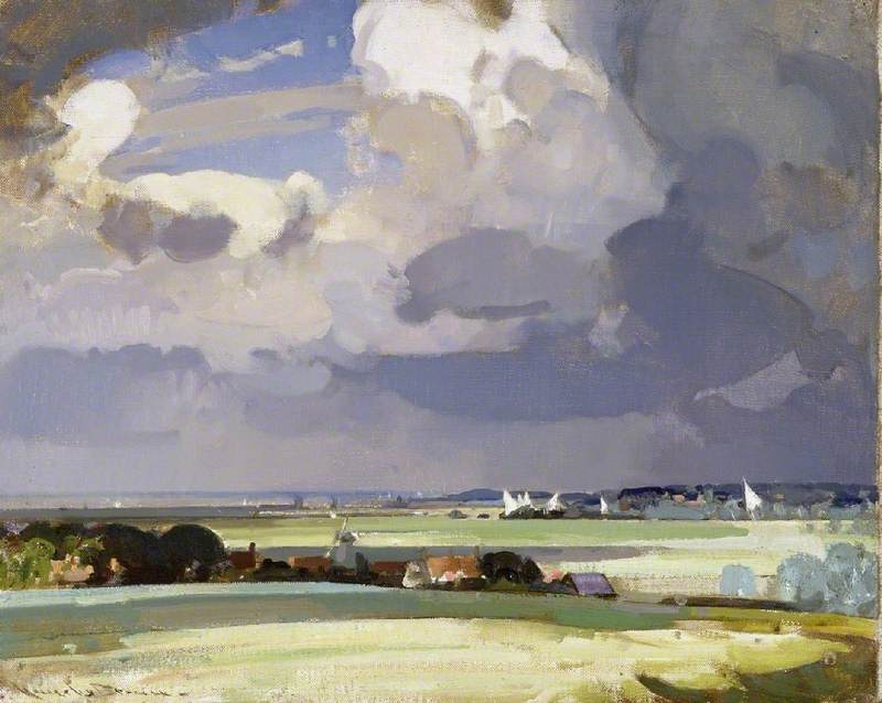 The Yacht Race — Sir John Alfred Arnesby Brown