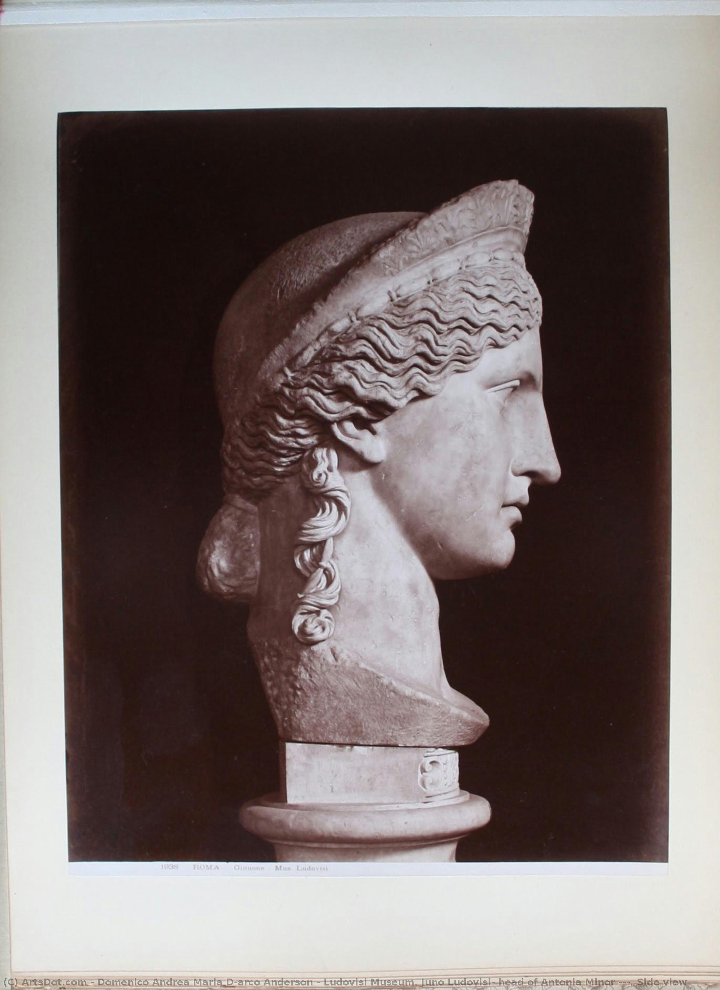 Ludovisi Museum. Juno Ludovisi: Head Of Antonia Minor (?). Side View — Domeniko Anderson