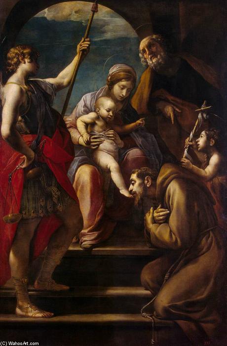 Holy Family With Saints — Alessandro Tiarini