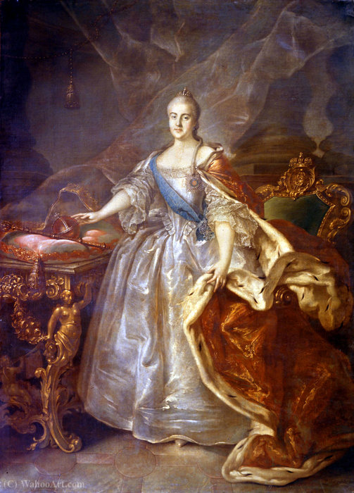 Portrait Of Catherine Ii Of Russia — Ivan Petrovich Argunov