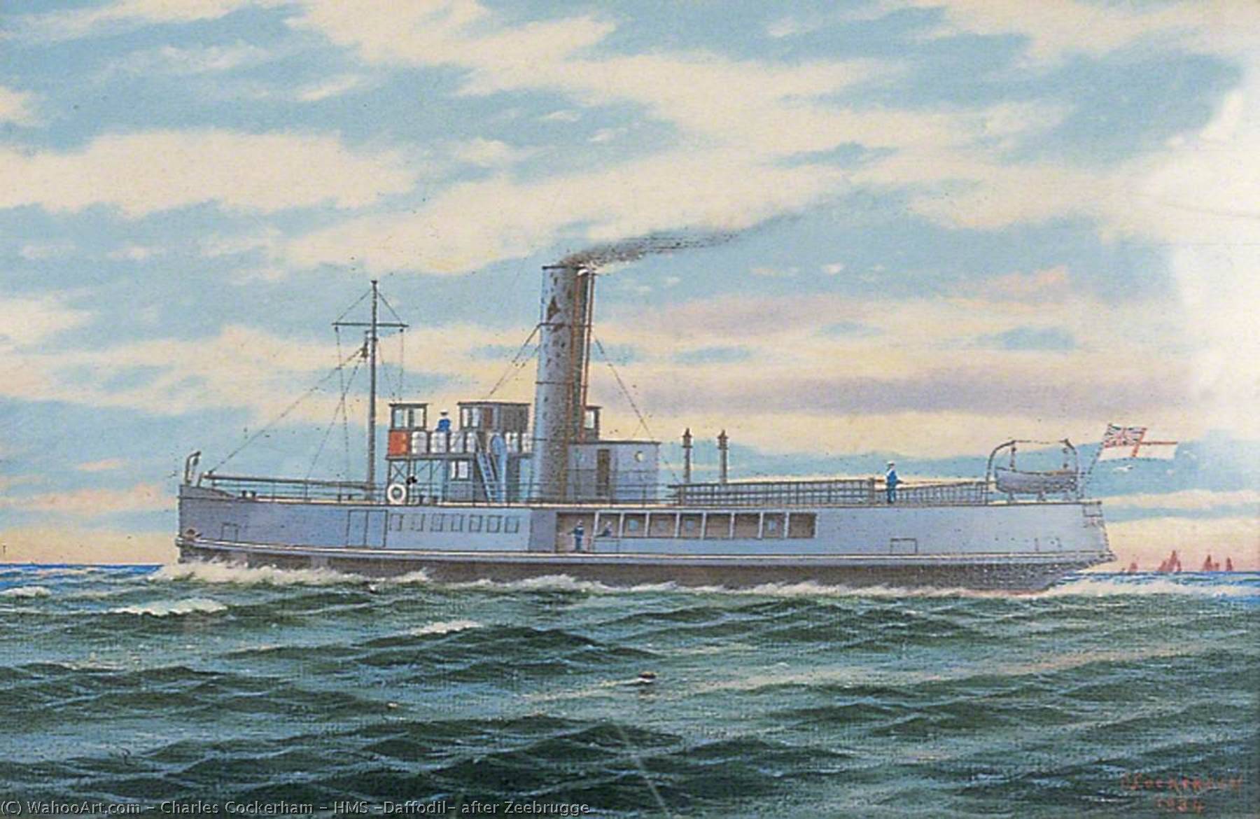 Hms 'daffodil' After Zeebrugge — Charles Cockerham