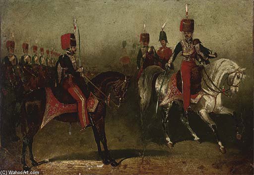 11th Hussars On Parade — David Of York Dalby