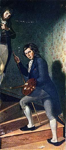 The Staircase Group, (painting) — Charles Willson Peale