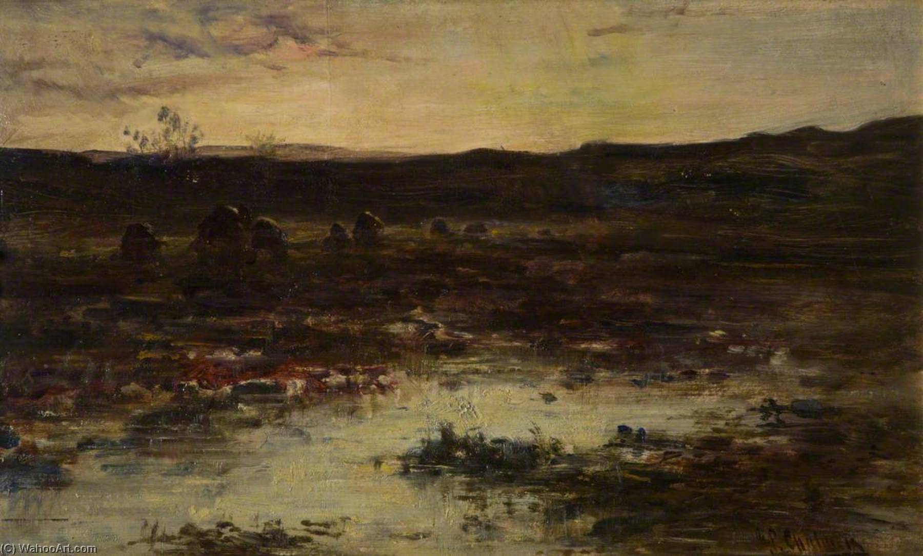 Peat Hags On The Moor — George Paul Chalmers