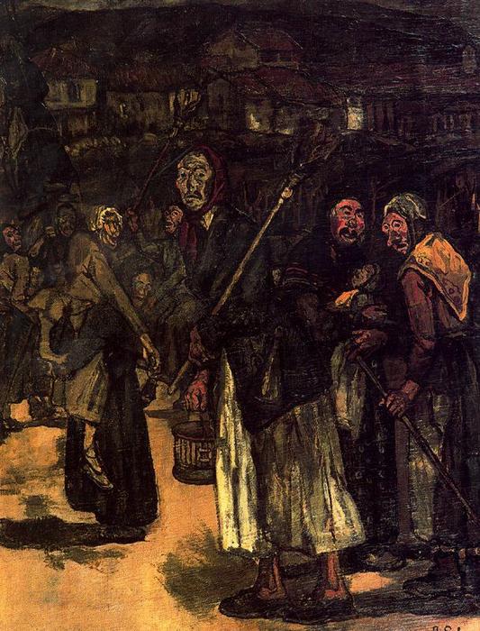 Máscaras De Aldea — José Gutiérrez Solana
