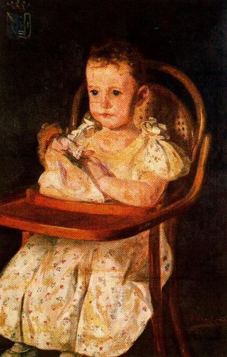 Retrato De Doña Bernardina De Piniés Y Roca De Togores — José Mongrell Torrent