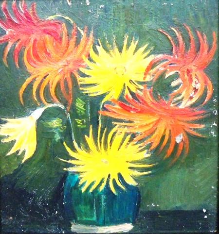 Chrysanthemums — Richard Hayley Lever