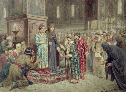 Council Calling Michael F. Romanov To The Reign — Aleksei Danilovich Kivshenko