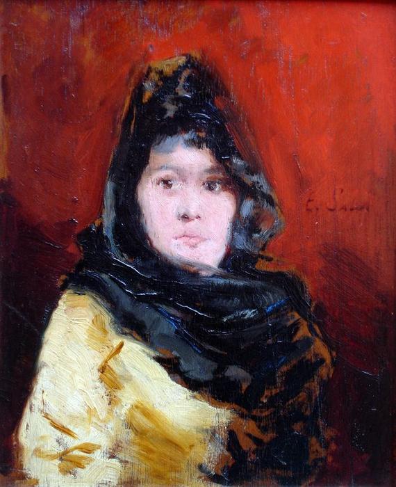 Retrato De Mujer — Emilio Sala Y Frances