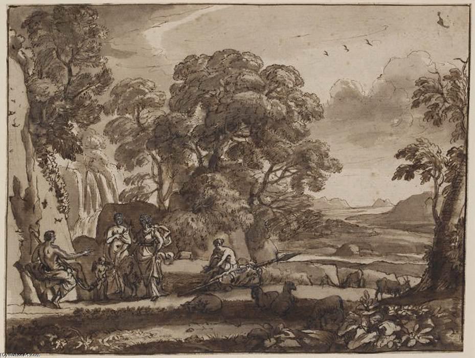 El Juicio De Paris — Claude Lorrain (claude Gellée)