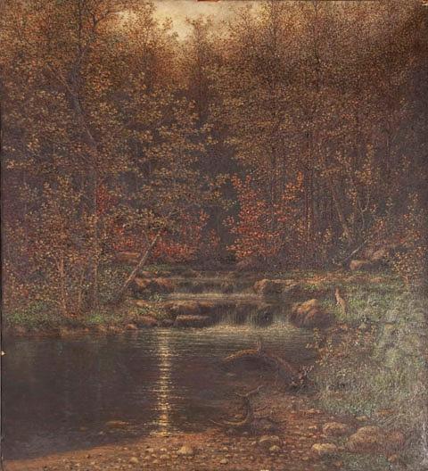 Spring In Woods, (painting) — John Olson Hammerstad