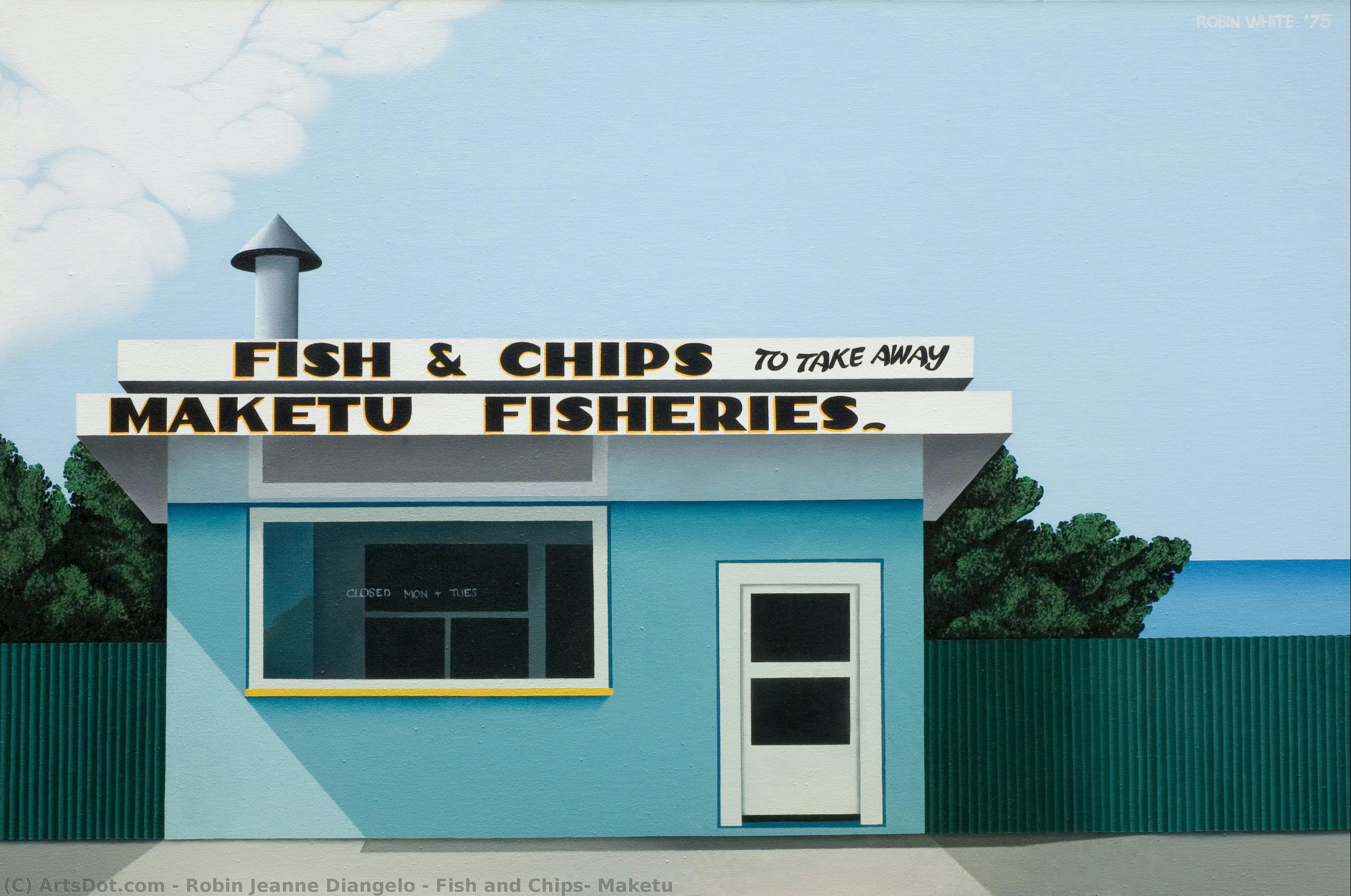 Fish And Chips, Maketu — Robin Jeanne Diangelo