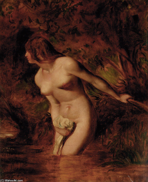 Musidora - The Bather 'at The Doubtful Breeze Alarmed' — William Etty