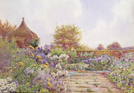 An English Country Garden — Ernest Arthur Rowe