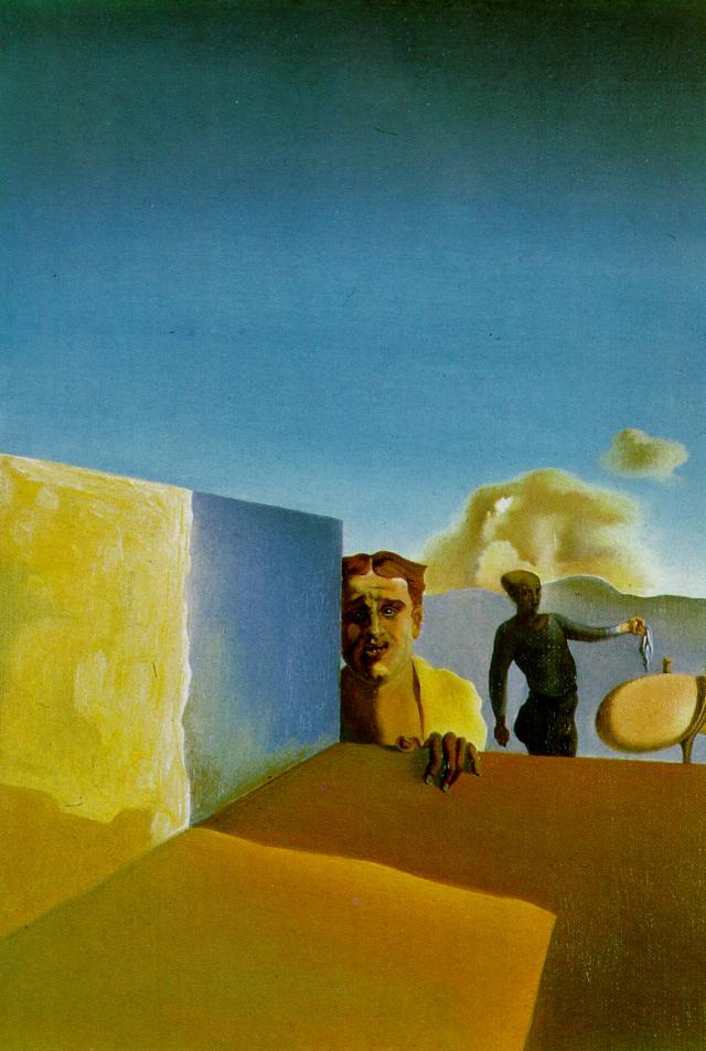 Haardresser Depressiv Durch Das Durchsetzende Gute Wetter — Salvador Dalí