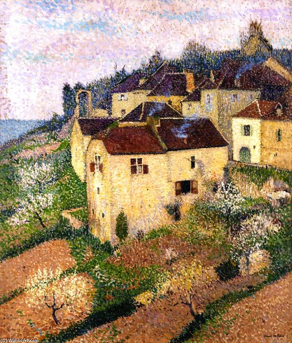 Mainsons Á Saint-cirq-lapopie — Henri Jean Guillaume Martin