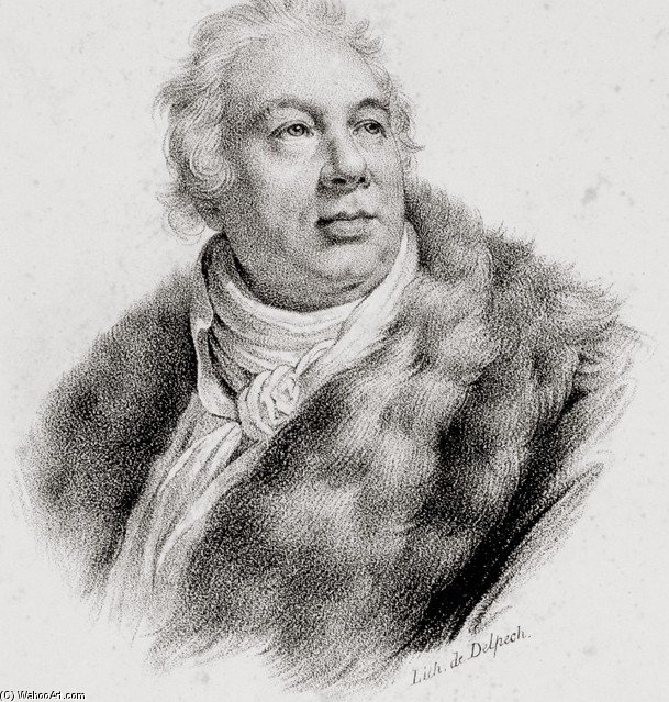Portrait Of Jean-françois Ducis — Francois Seraphin Delpech
