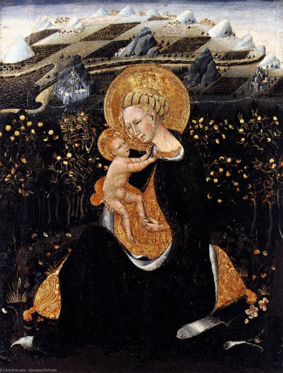 Madonna Of Humility — Giovanni Di Paolo