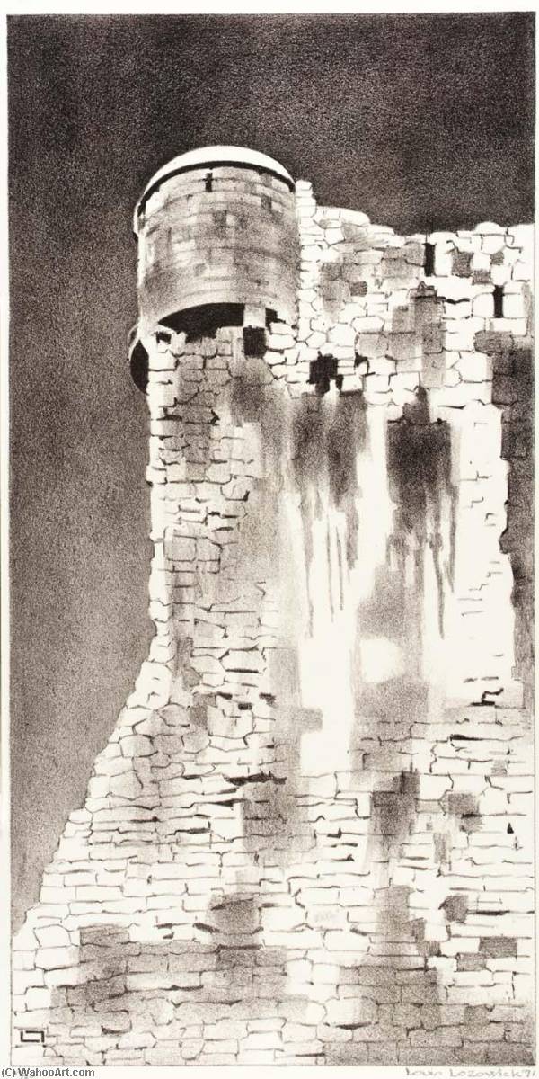 Corner Of Fortress — Louis Lozowick