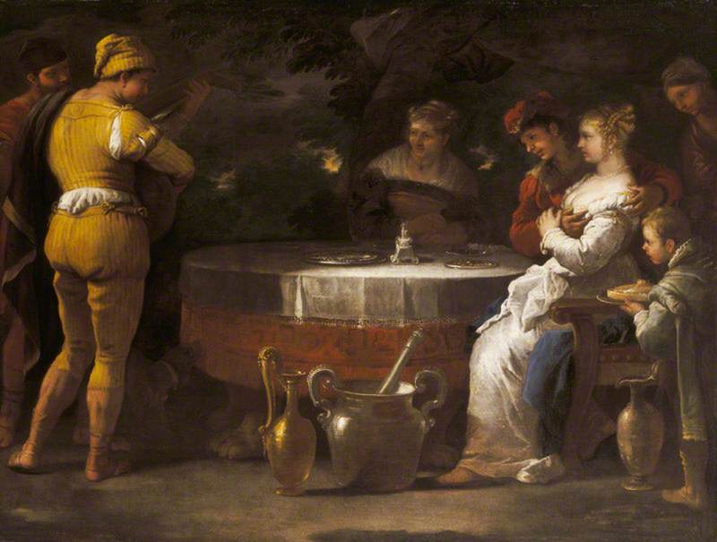 The Parable Of The Prodigal Son Riotous Living — Luca Giordano