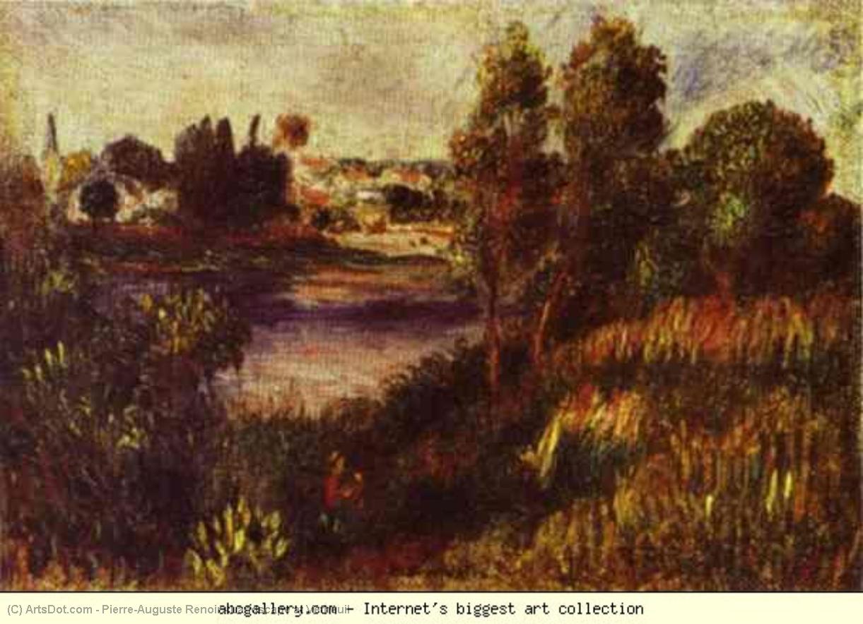 Landscape At Vétheuil — Pierre-auguste Renoir